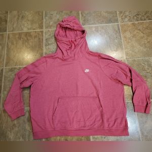 Pink Nike Cowl Neck Hoodie